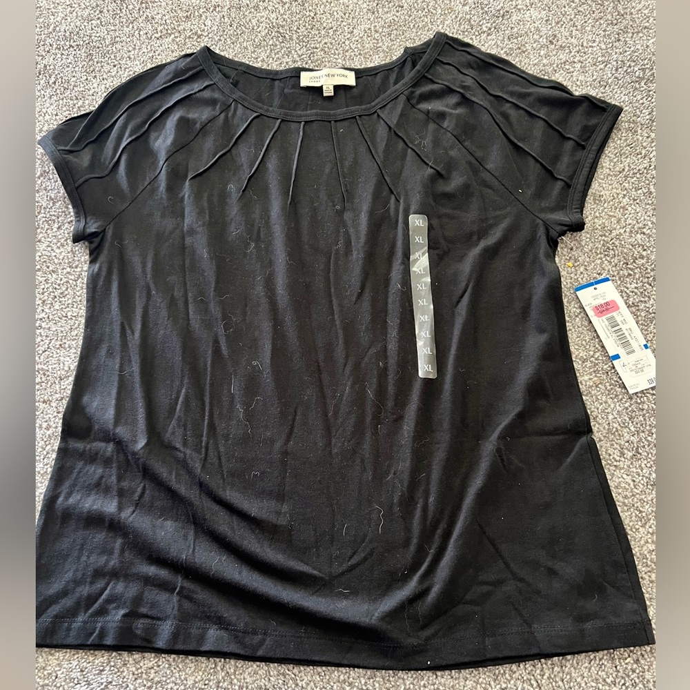 Jones New York black blouse